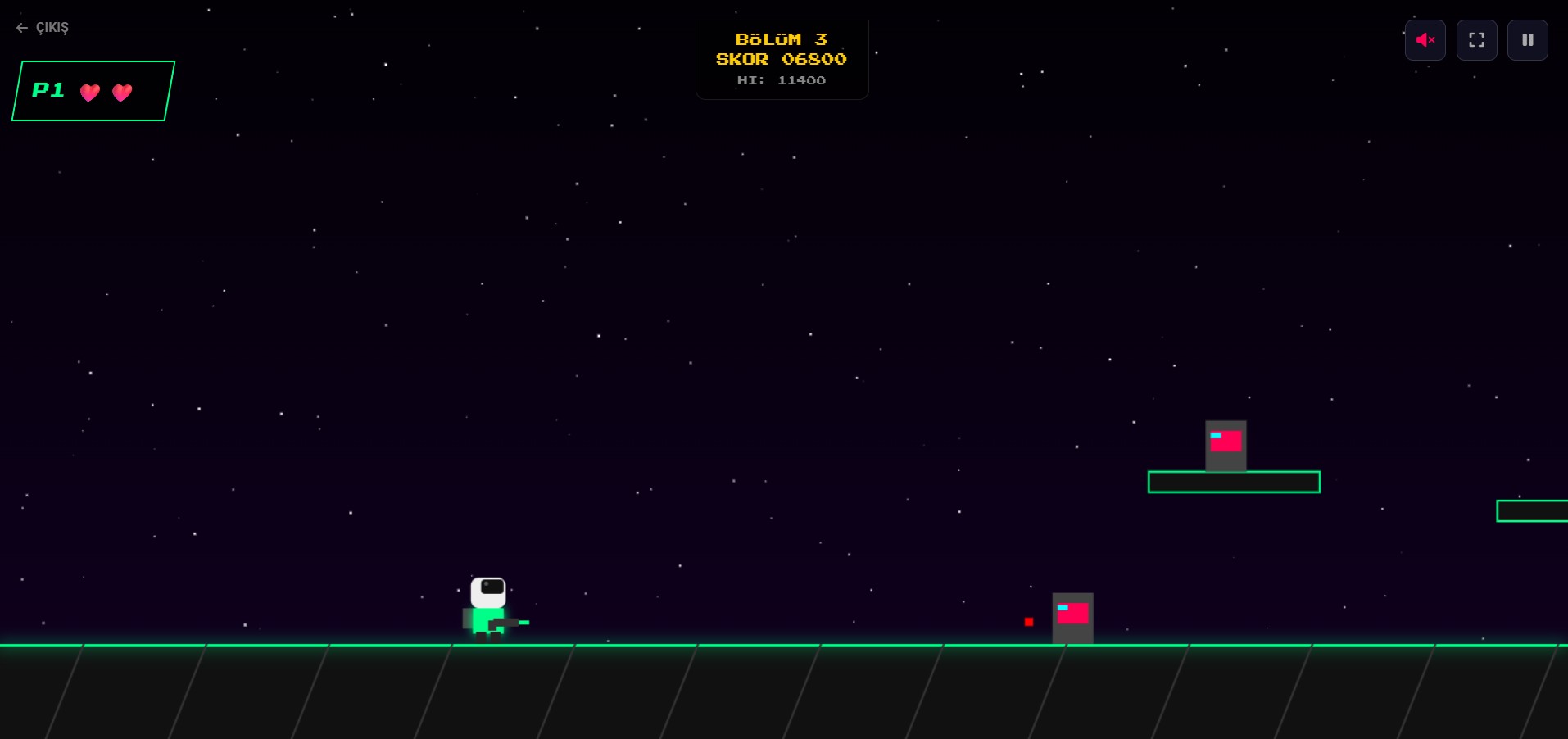 Astro Warriors - Platformer Game